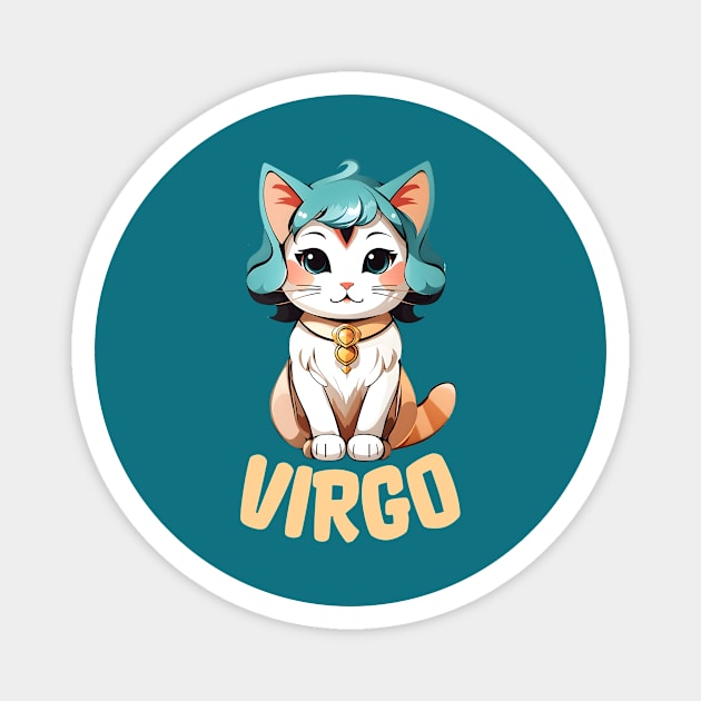 Virgo Zodiac Sign Magnet by ElCrocodel